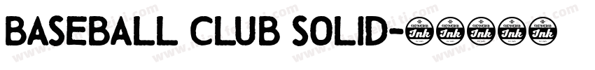 Baseball Club Solid字体转换